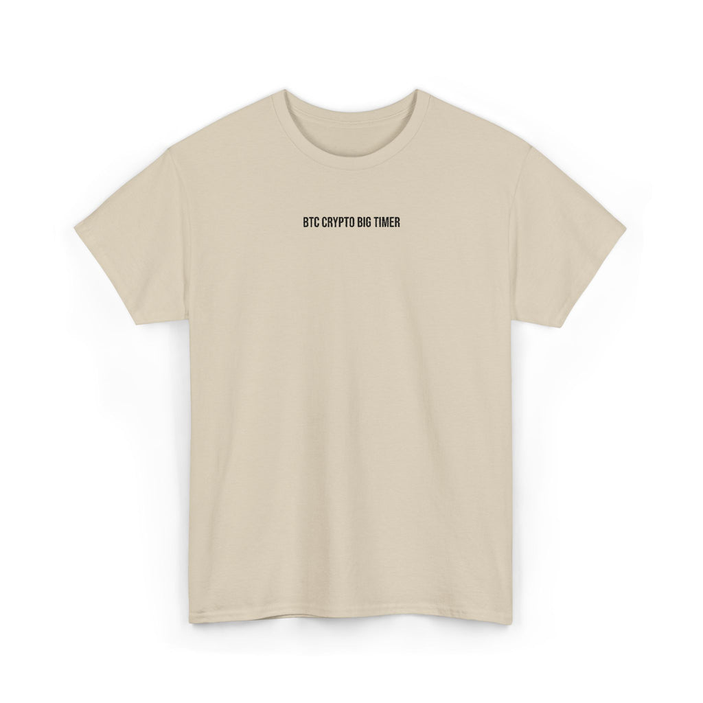 Big Timer Embroidered T-Shirt, Beige