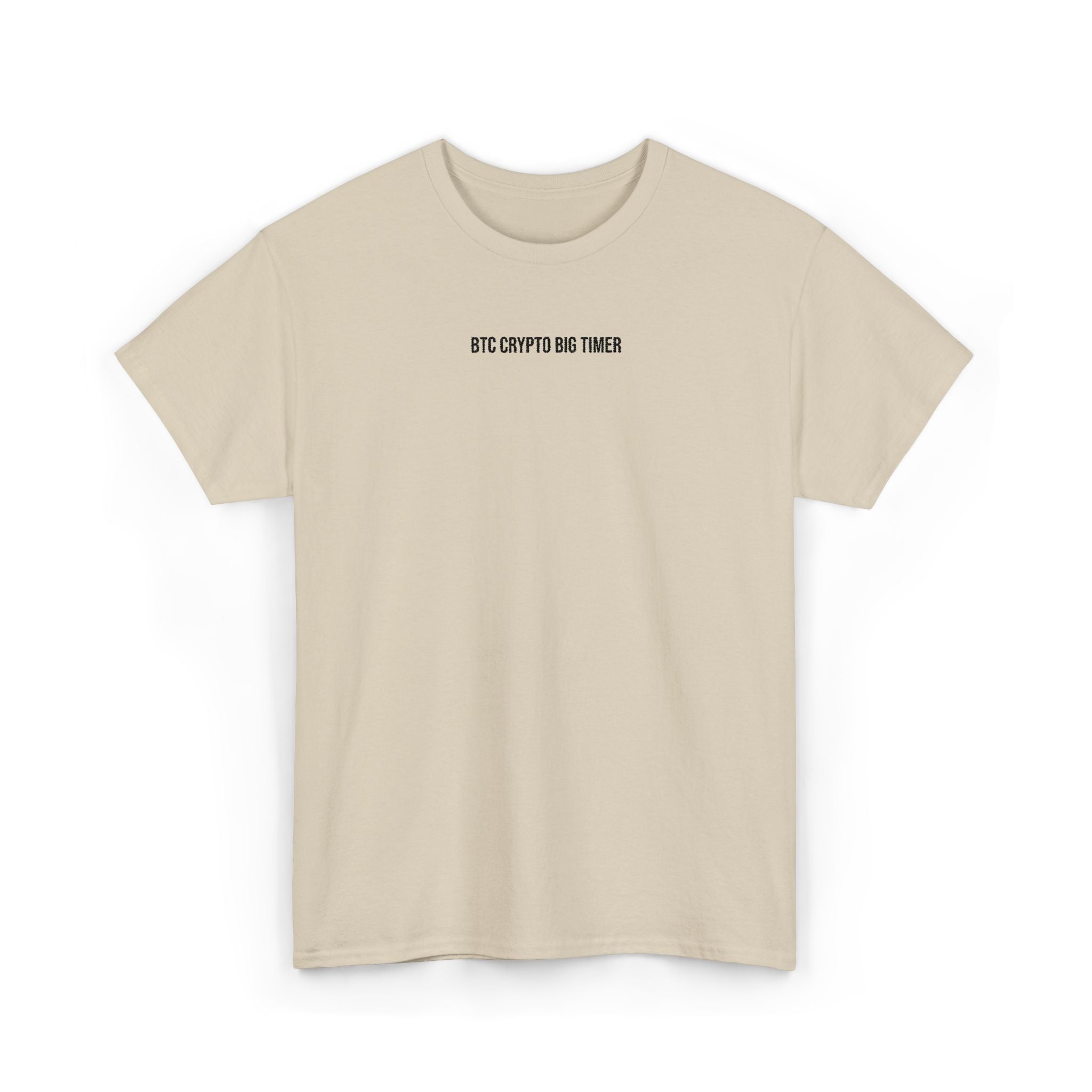 Big Timer Embroidered T-Shirt, Beige