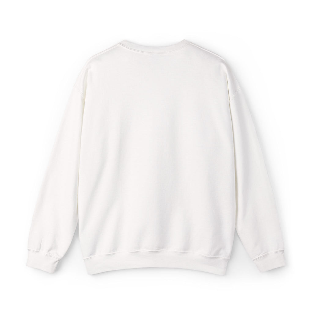 White Crewneck, Black "₿"