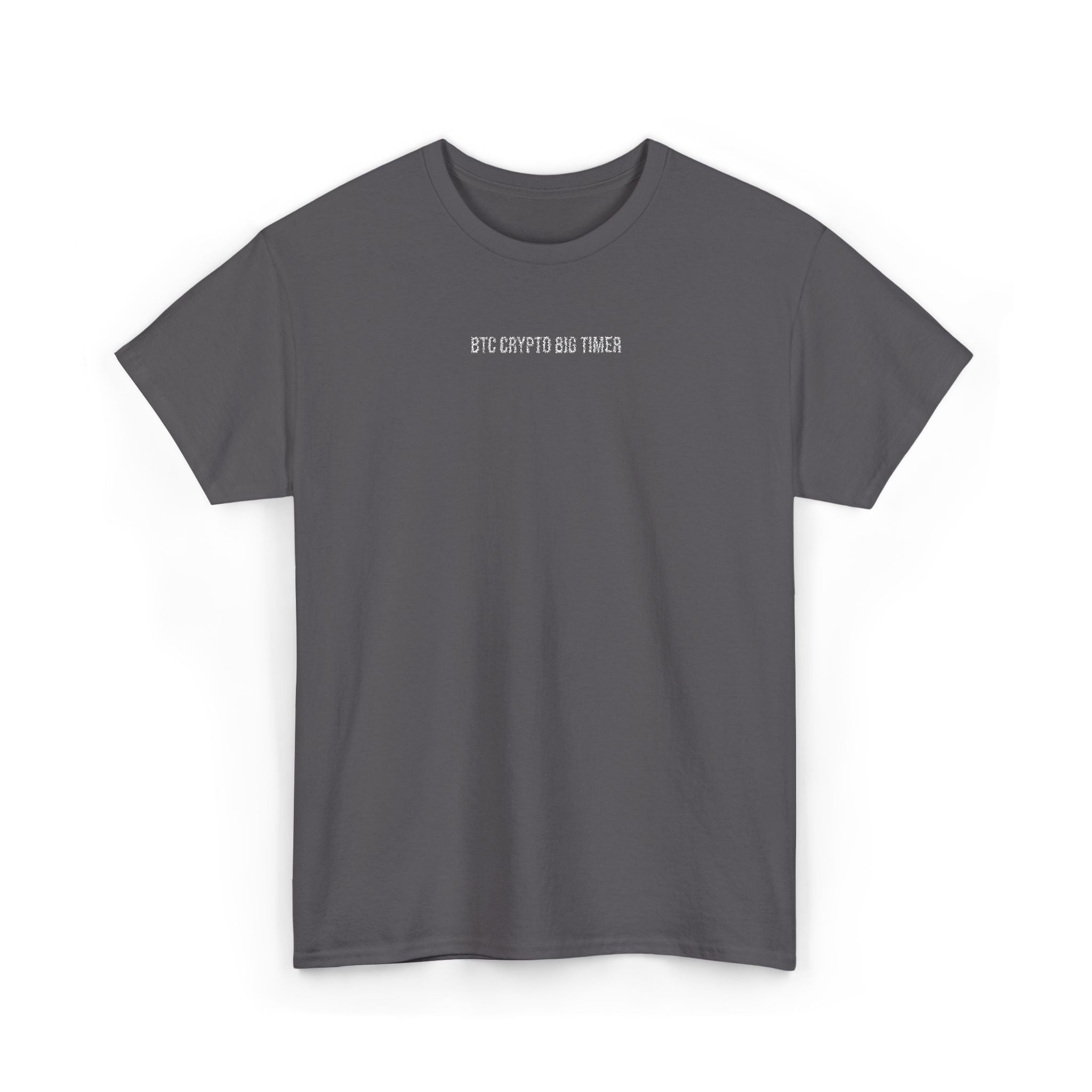 Big Timer Embroidered T-Shirt, Charcoal