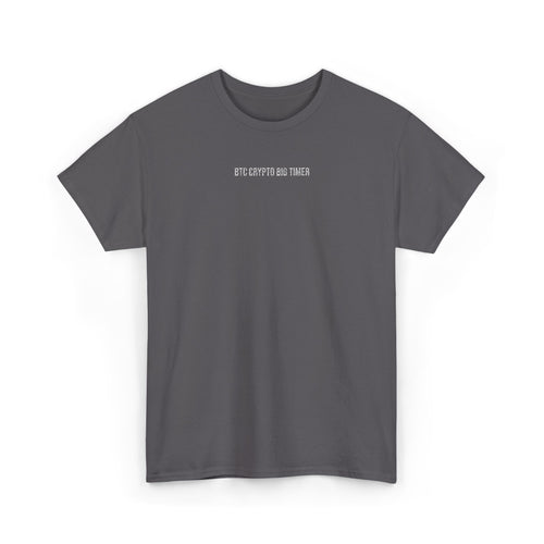 Big Timer Embroidered T-Shirt, Charcoal