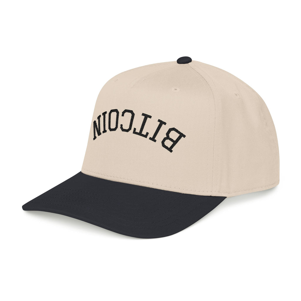 Bitcoin Embroidered Two-Tone Cap