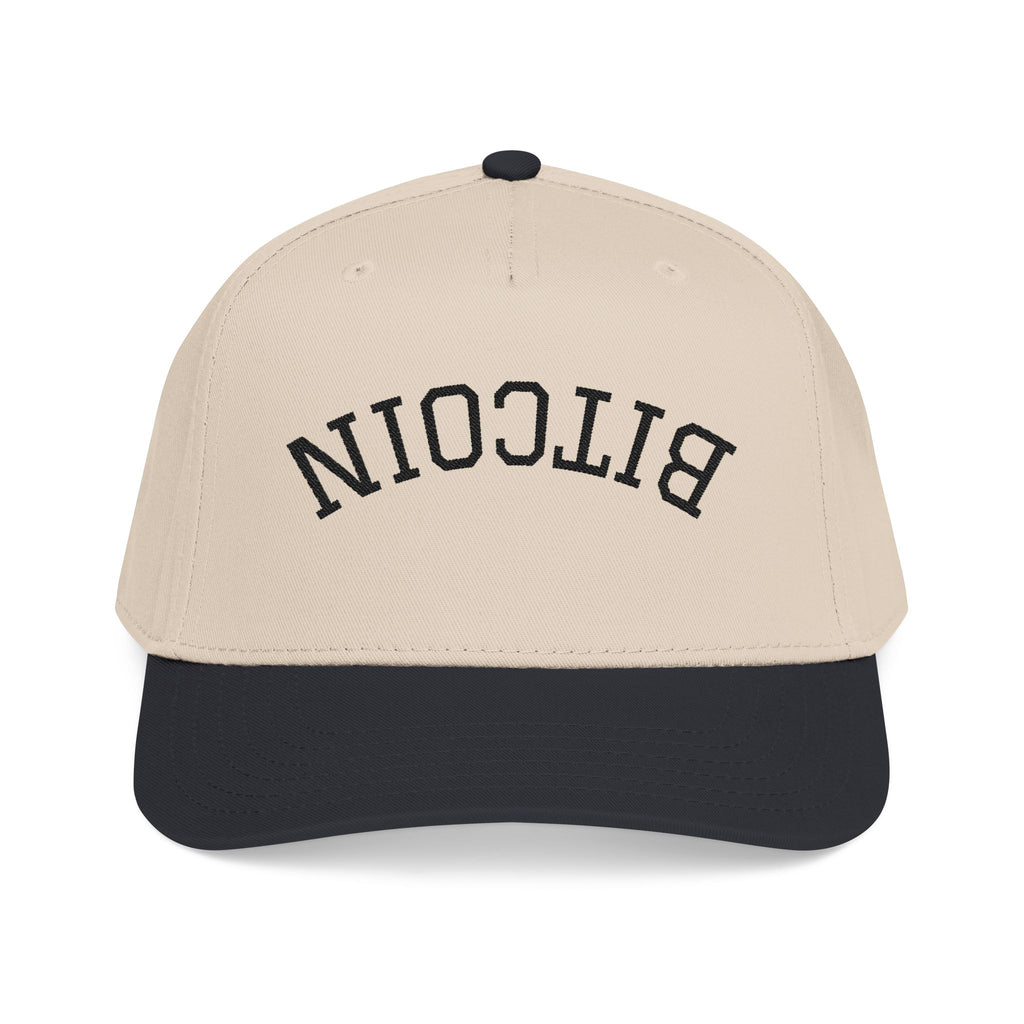 Bitcoin Embroidered Two-Tone Cap