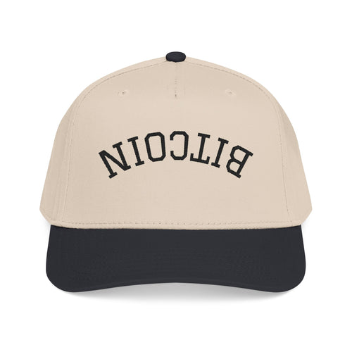 Bitcoin Embroidered Two-Tone Cap